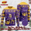 Minnesota Vikings Jack Skellington Halloween Ugly Christmas Sweater
