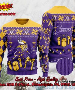 Minnesota Vikings Christmas Gift Ugly Christmas Sweater