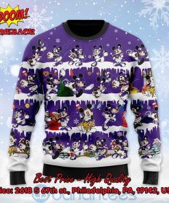 minnesota vikings mickey mouse postures style 2 ugly christmas sweater 2 8aGH0