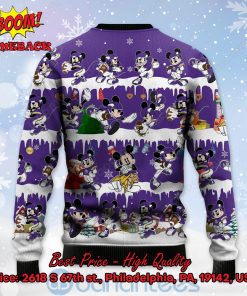 minnesota vikings mickey mouse postures style 2 ugly christmas sweater 3 BovnH