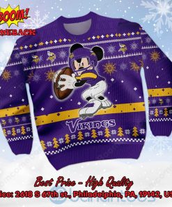 minnesota vikings mickey mouse ugly christmas sweater 2 H8k4Q