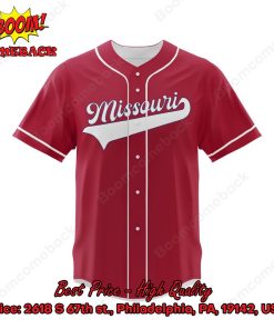 Missouri State Flag Baseball Jersey