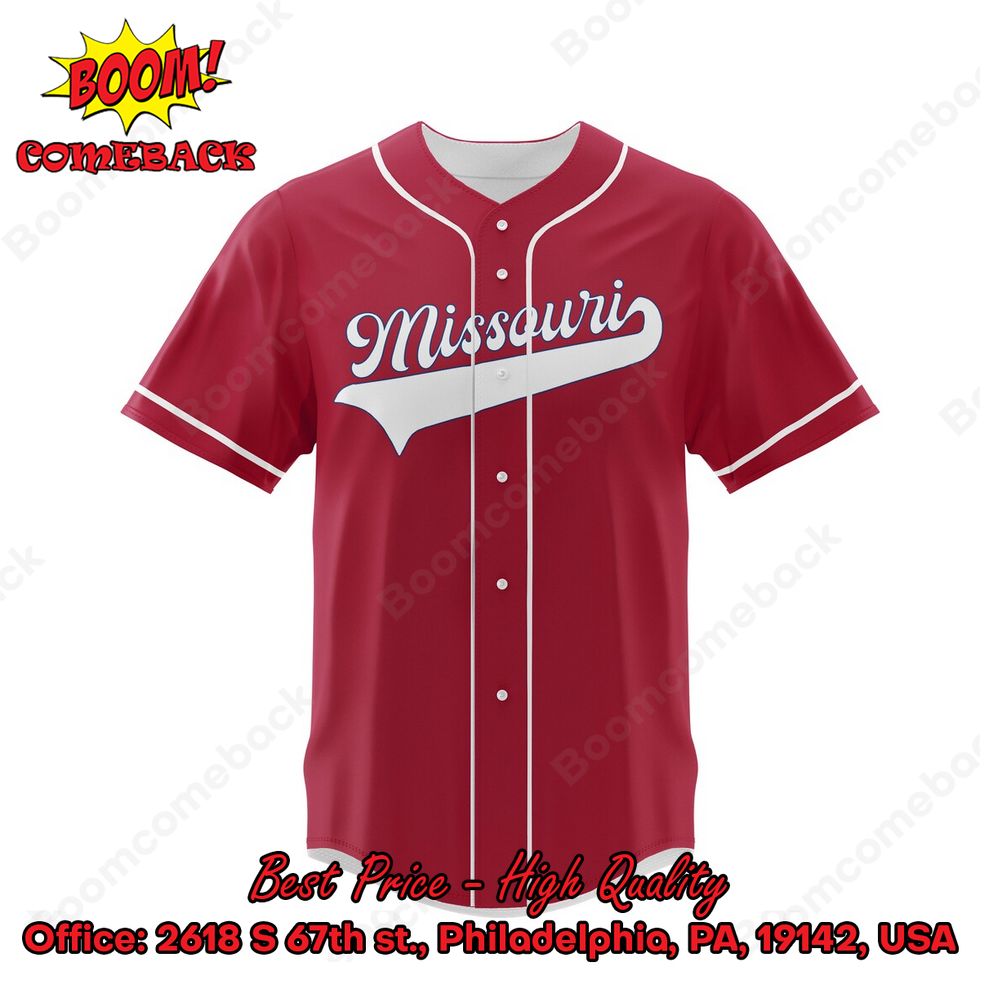 Missouri State Flag Baseball Jersey