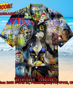 Mistress of the Dark Pinball Hawaiian Shirt