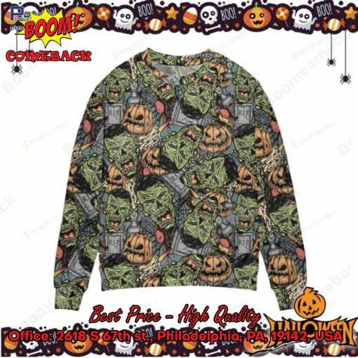 Monsters Halloween Ugly Christmas Sweater