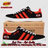 Motley Crue Red Stripes Style 4 Adidas Stan Smith Shoes