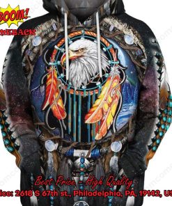 Native Eagle Dream 3D All Over Print Hoodie