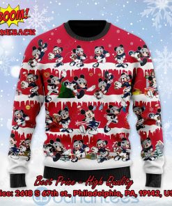 new england patriots mickey mouse postures style 2 ugly christmas sweater 2 0UJvv