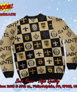 new orleans saints logos ugly christmas sweater 3 YcsSo