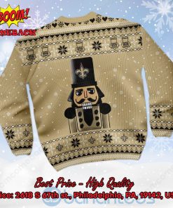 new orleans saints nutcracker not a player i just crush alot ugly christmas sweater 3 USJt7