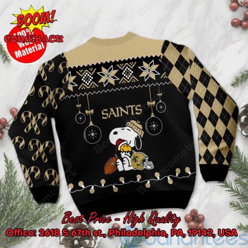 New Orleans Saints Peanuts Snoopy Ugly Christmas Sweater