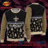 New Orleans Saints Santa Claus Dabbing Ho Ho Ho Ugly Christmas Sweater