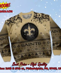 new orleans saints santa claus in the moon ugly christmas sweater 2 ChV5L