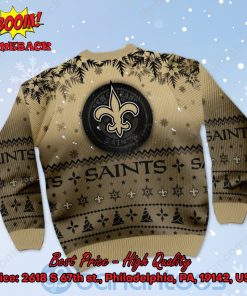 new orleans saints santa claus in the moon ugly christmas sweater 3 5Jsdw