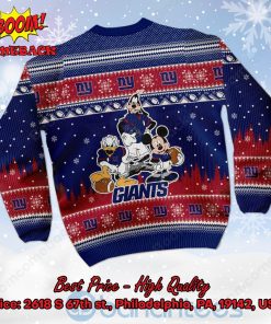 new york giants disney characters personalized name ugly christmas sweater 3 WrJab