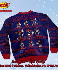 new york giants mickey mouse postures style 1 ugly christmas sweater 3 ct5Kc