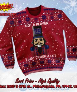 new york giants nutcracker not a player i just crush alot ugly christmas sweater 2 8ySZO