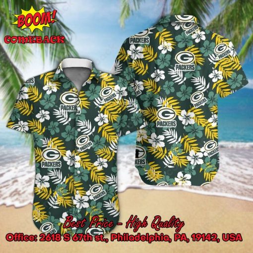 Nfl Green Bay Packers Flower Hawaiian Shirts