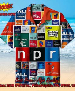 NPR Podcast Hawaiian Shirt