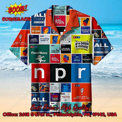 NPR Podcast Hawaiian Shirt