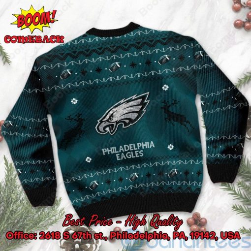 Philadelphia Eagles Big Logo Ugly Christmas Sweater