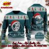 Philadelphia Eagles Disney Characters Personalized Name Ugly Christmas Sweater