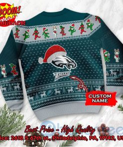 philadelphia eagles grateful dead santa hat ugly christmas sweater 3 mV3Jr
