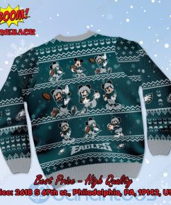 philadelphia eagles mickey mouse postures style 1 ugly christmas sweater 3 XXYss