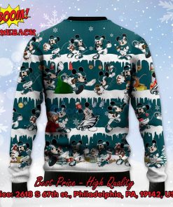 philadelphia eagles mickey mouse postures style 2 ugly christmas sweater 3 yGmre