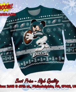 philadelphia eagles mickey mouse ugly christmas sweater 2 UpLLc