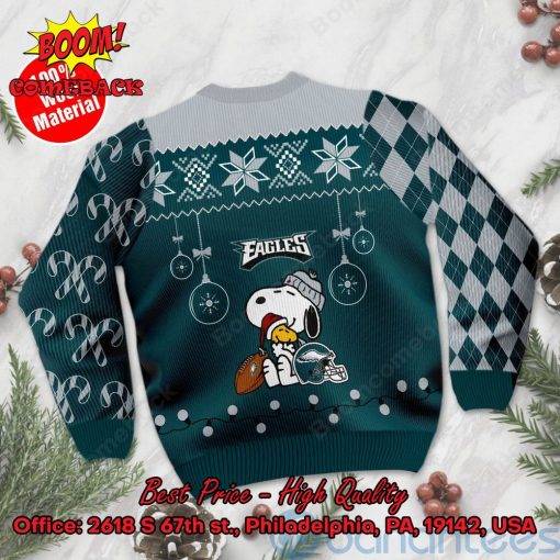 Philadelphia Eagles Peanuts Snoopy Ugly Christmas Sweater