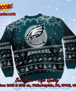 philadelphia eagles santa claus in the moon ugly christmas sweater 3 Rn9oV