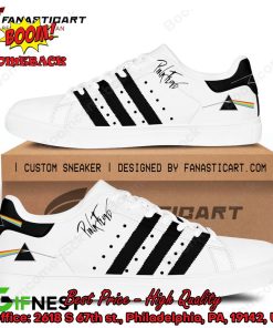 Pink Floyd Black Stripes Style 1 Adidas Stan Smith Shoes