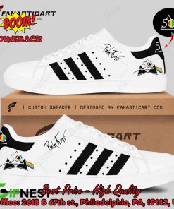 Pink Floyd Black Stripes Style 3 Adidas Stan Smith Shoes