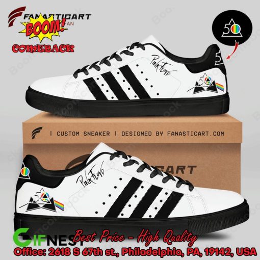 Pink Floyd Black Stripes Style 3 Adidas Stan Smith Shoes