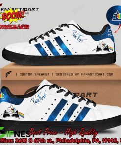 Pink Floyd Blue Sky Stripes Style 1 Adidas Stan Smith Shoes