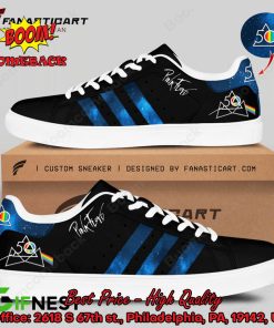 Pink Floyd Blue Sky Stripes Style 3 Adidas Stan Smith Shoes