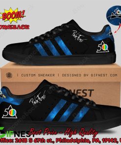 Pink Floyd Blue Sky Stripes Style 4 Adidas Stan Smith Shoes