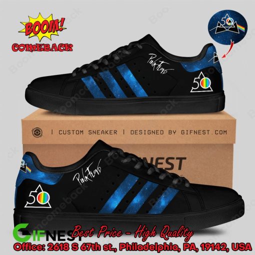 Pink Floyd Blue Sky Stripes Style 4 Adidas Stan Smith Shoes