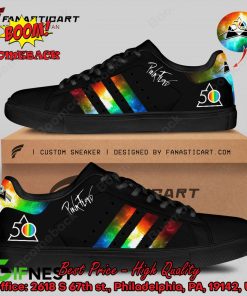 pink floyd colorful stripes style 2 adidas stan smith shoes 3 3ShMA