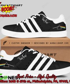 Pink Floyd White Stripes Style 1 Adidas Stan Smith Shoes