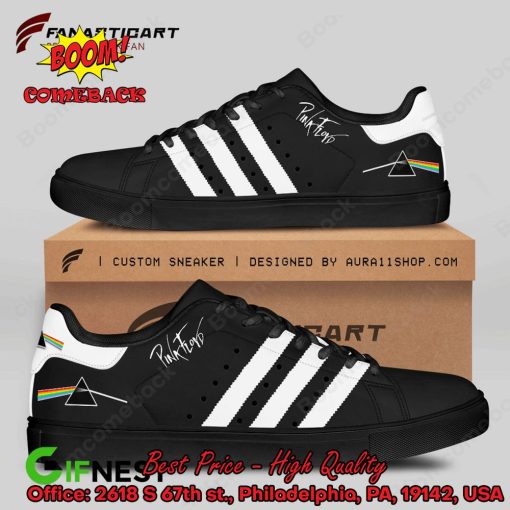 Pink Floyd White Stripes Style 1 Adidas Stan Smith Shoes