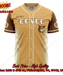 pokemon eevee personalized baseball jersey 2 u0mXj