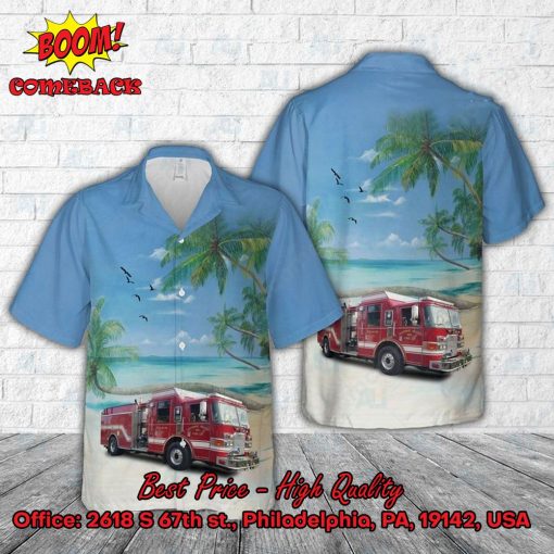 Potomac Valley Fire Company Sharpsburg Maryland Hawaiian Shirt