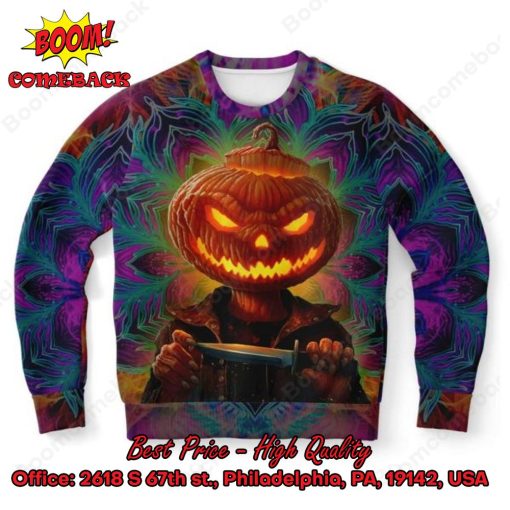 Pumpkin Killer Halloween Christmas Sweater