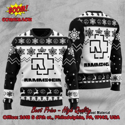 Rammstein Christmas Wool Sweater