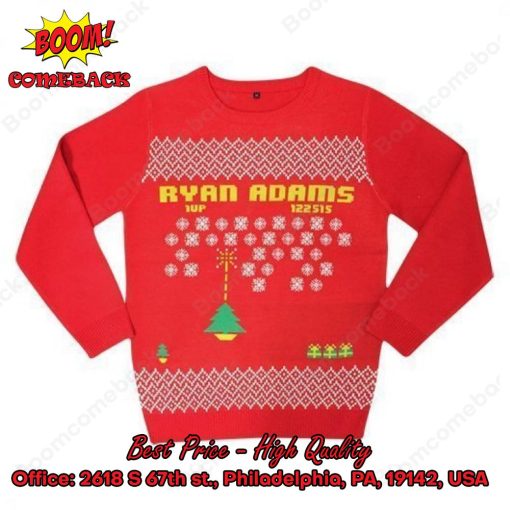 Ryan Adams Space Invaders Christmas Jumper