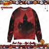 Scary Pumpkin RIP Halloween Ugly Christmas Sweater