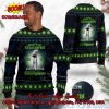 Seattle Seahawks All I Need For Christmas Is Seahawks Custom Name Number Ugly Christmas Sweater