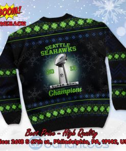 seattle seahawks 2013 super bowl champions ugly christmas sweater 3 62M30